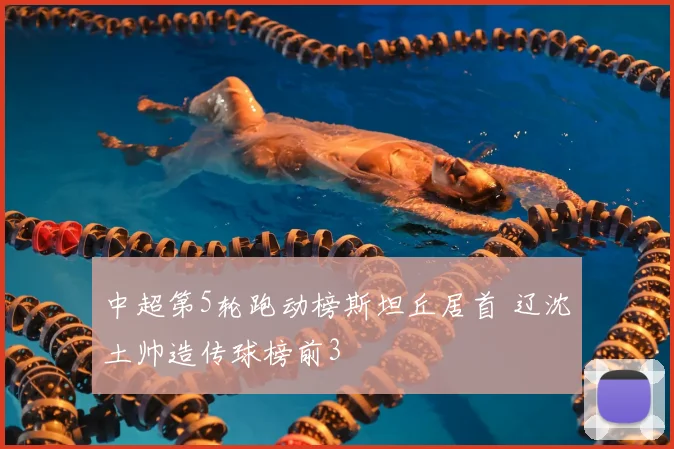 中超第5轮跑动榜斯坦丘居首 辽沈土帅造传球榜前3